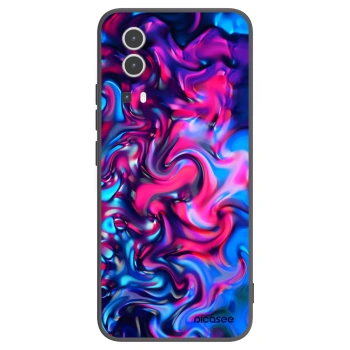 Picasee Vivo Y72 5G Hülle - Schwarzes Silikon - Redlight