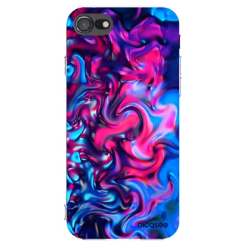 Picasee Apple iPhone SE 2022 Hülle - Transparentes Silikon - Redlight