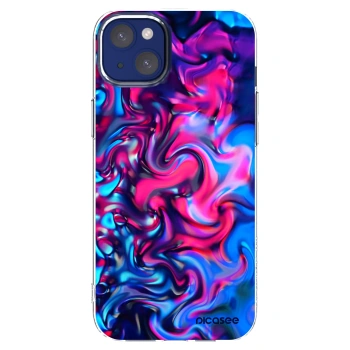 Picasee Apple iPhone 14 Plus Hülle - Transparentes Silikon - Redlight