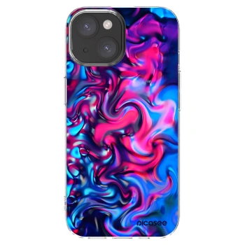 Picasee Apple iPhone 15 Hülle - Transparentes Silikon - Redlight