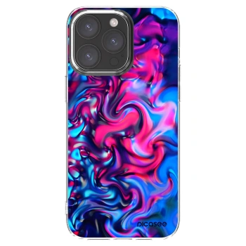 Picasee Apple iPhone 15 Pro Max Hülle - Transparentes Silikon - Redlight
