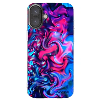 Picasee Apple iPhone 16 Plus Hülle - Transparentes Silikon - Redlight