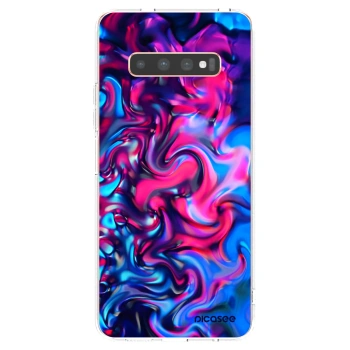 Picasee Samsung Galaxy S10 Plus G975 Hülle - Transparentes Silikon - Redlight