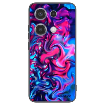 Picasee Xiaomi Redmi Note 14S Hülle - Schwarzes Silikon - Redlight