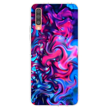 Picasee Samsung Galaxy A70 A705F Hülle - Transparentes Silikon - Redlight
