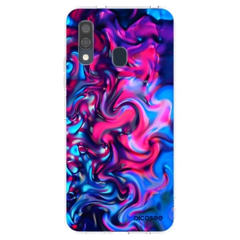 Picasee Samsung Galaxy A40 A405F Hülle - Transparentes Silikon - Redlight