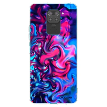 Picasee Xiaomi Redmi Note 9 Hülle - Schwarzes Silikon - Redlight