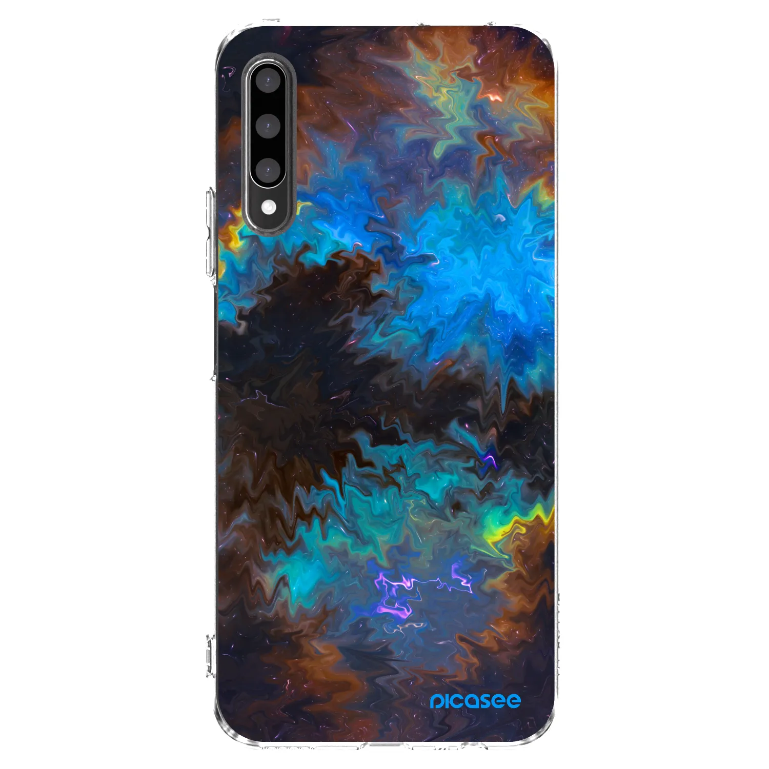 Picasee Honor 9X Pro Hülle - Transparentes Silikon - Space