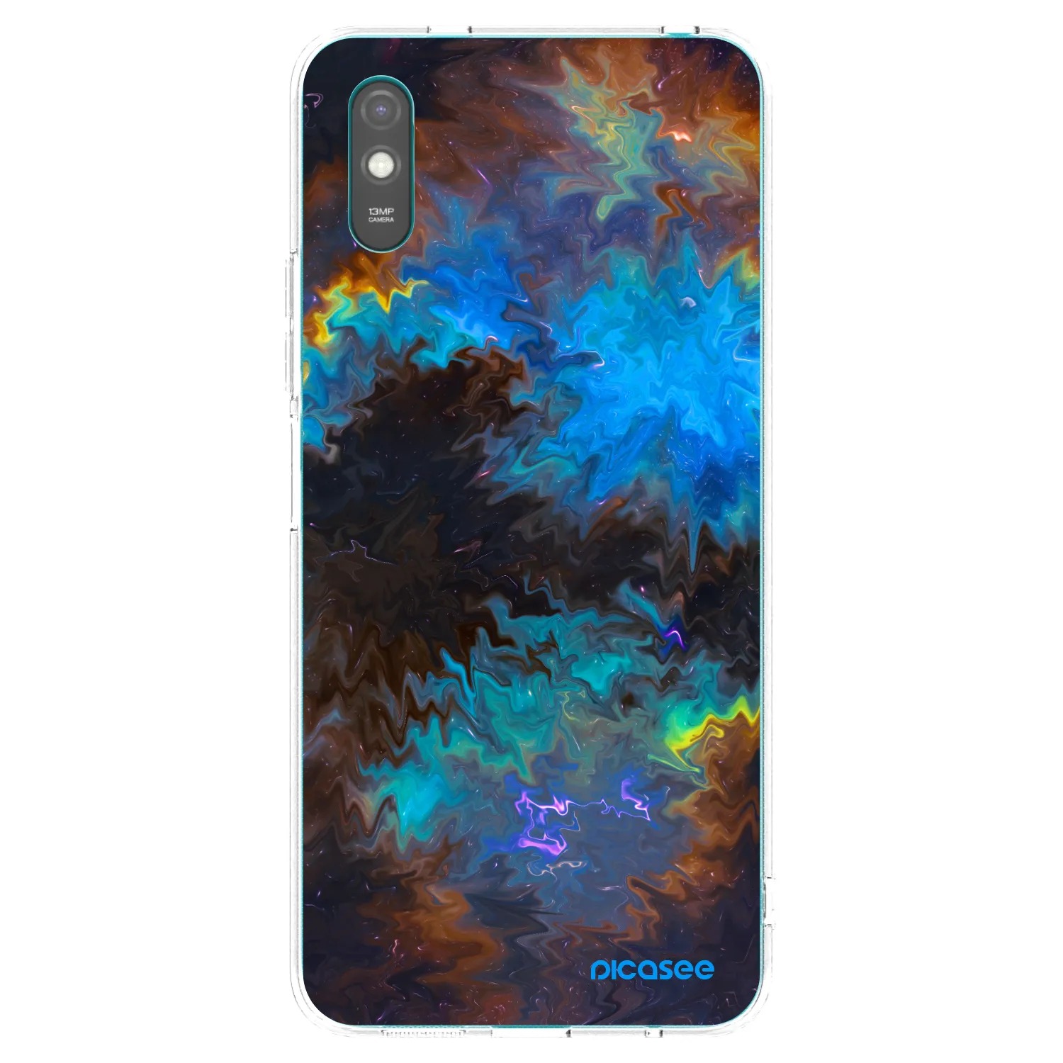 Picasee Xiaomi Redmi 9A Hülle - Transparentes Silikon - Space