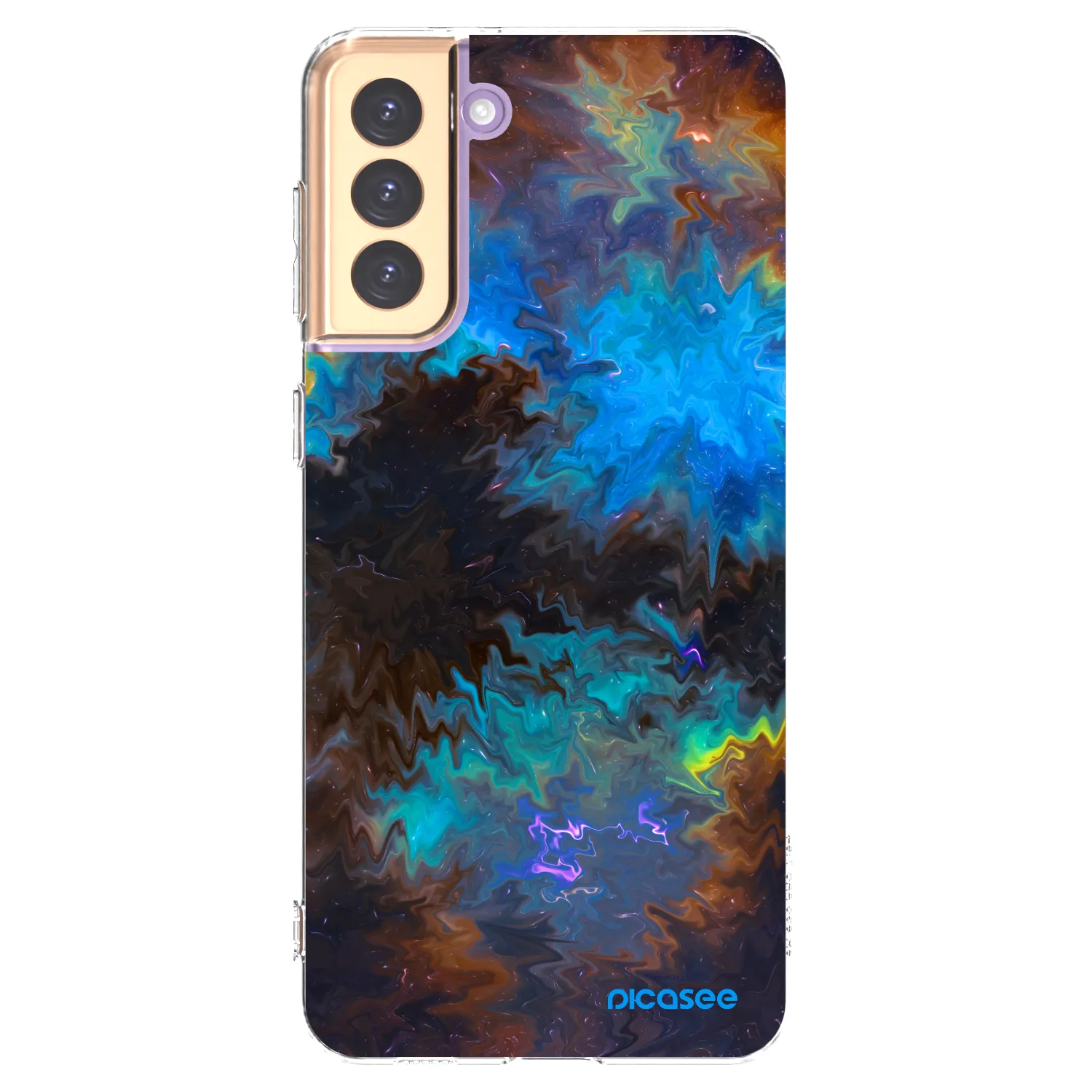 Picasee Samsung Galaxy S21+ 5G G996F Hülle - Transparentes Silikon - Space