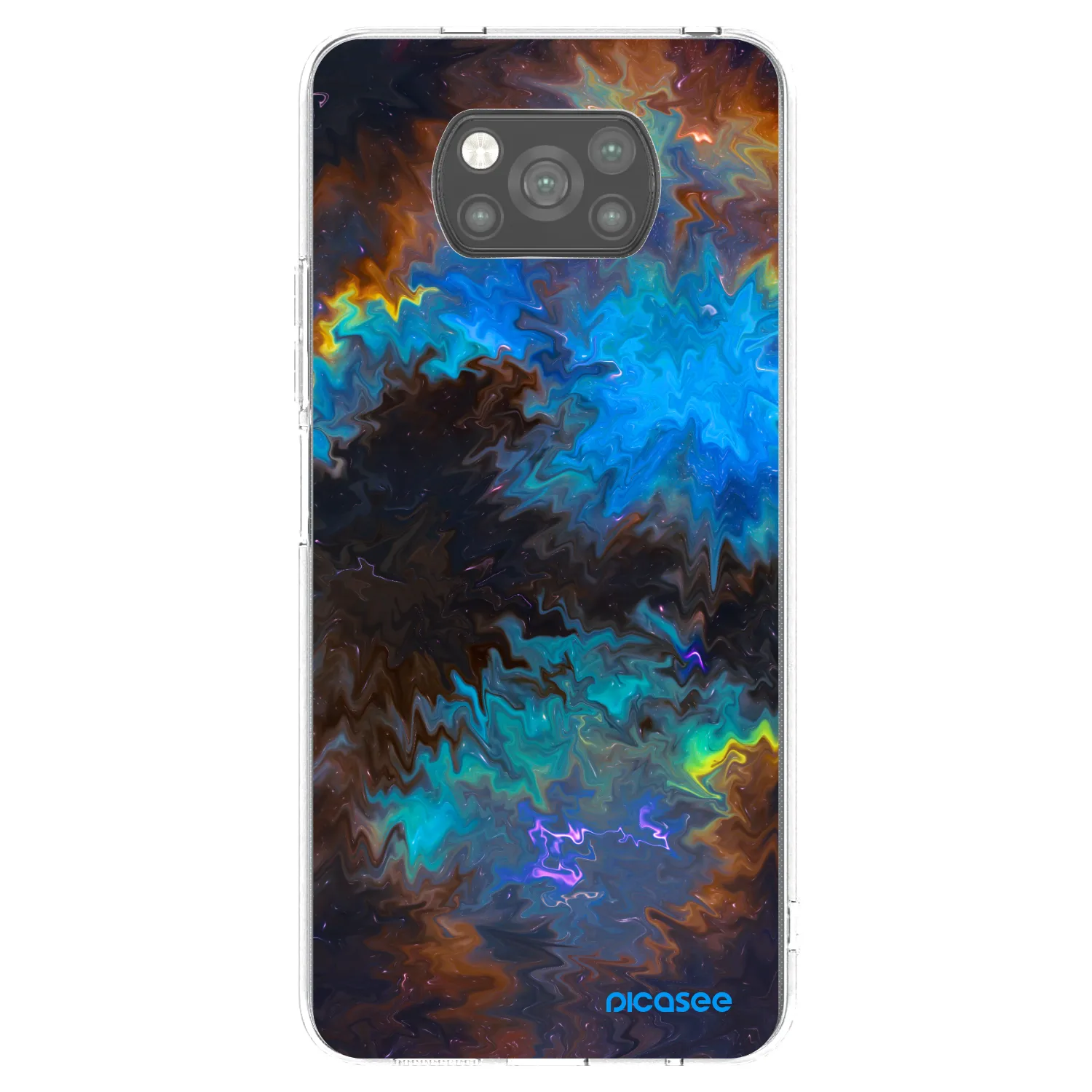 Picasee Xiaomi Poco X3 Pro Hülle - Schwarzes Silikon - Space