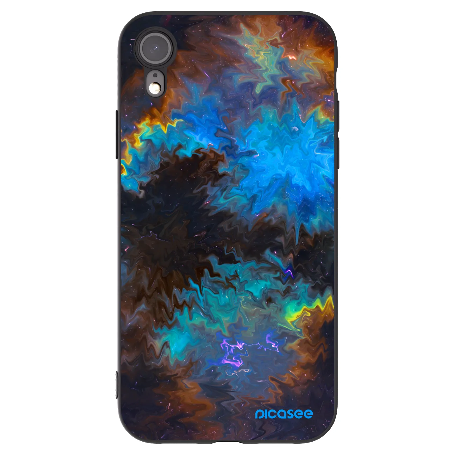 Picasee Apple iPhone XR Hülle - Schwarzes Silikon - Space