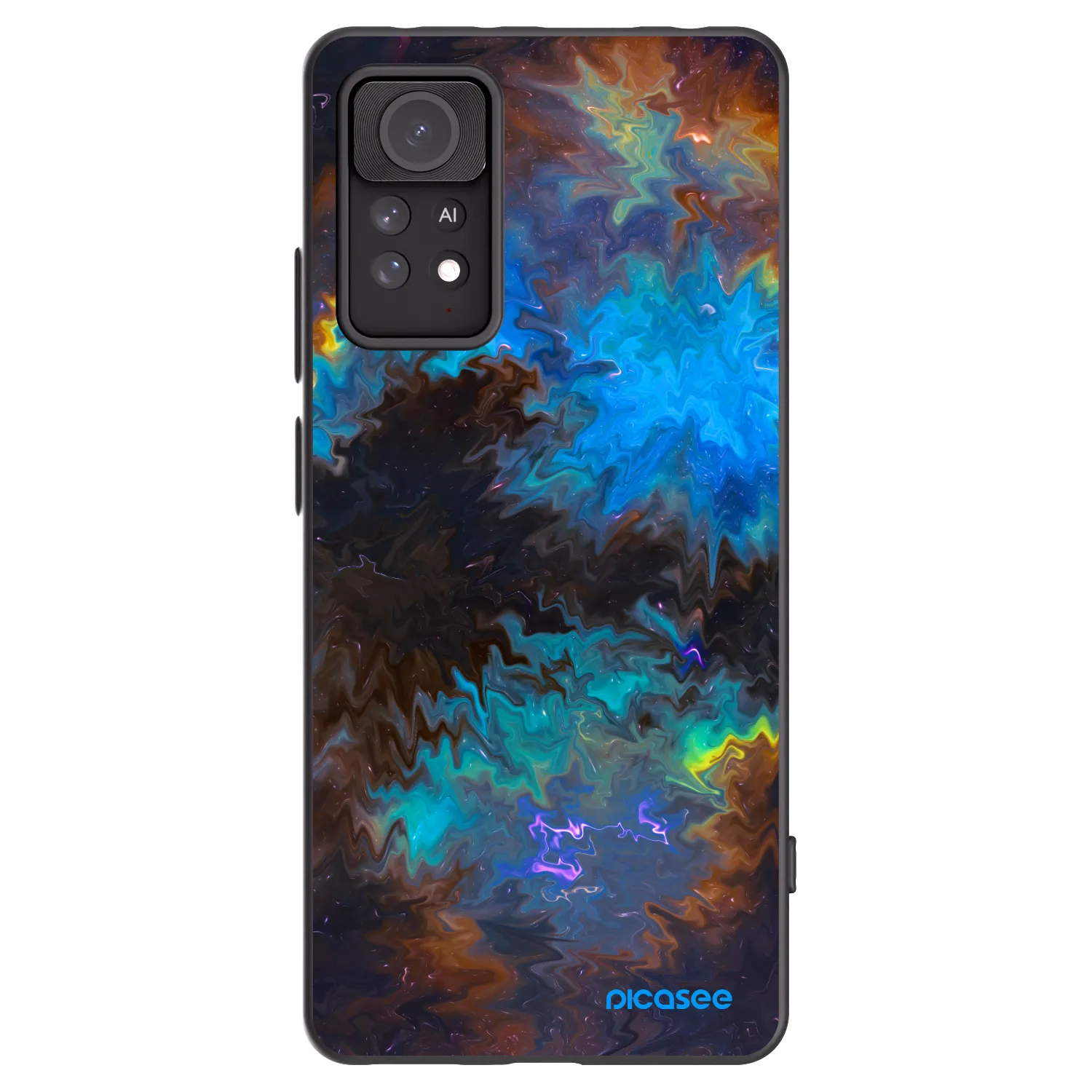 Picasee Xiaomi Redmi Note 11 Pro 5G Hülle - Schwarzes Silikon - Space