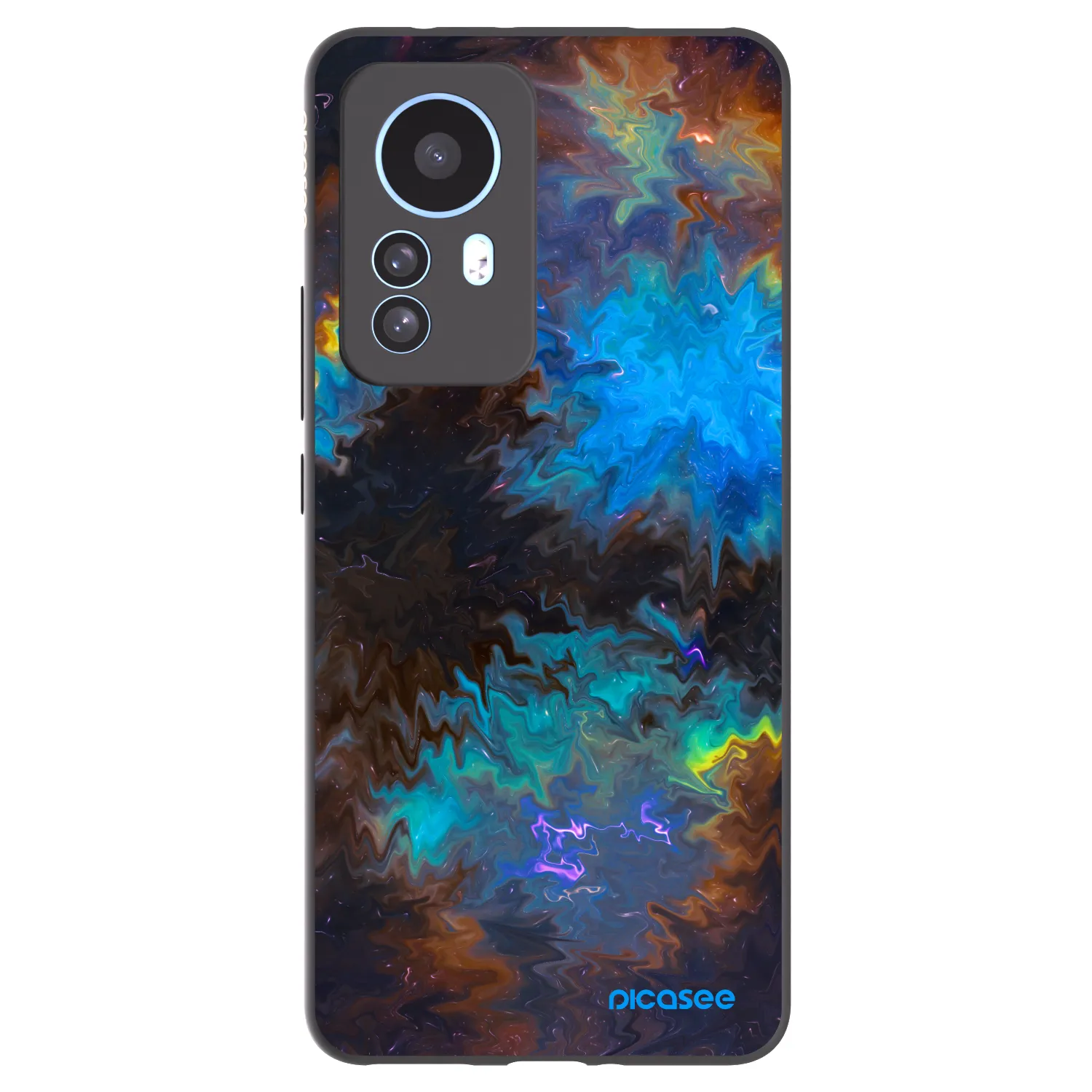 Picasee Xiaomi 12T Hülle - Schwarzes Silikon - Space