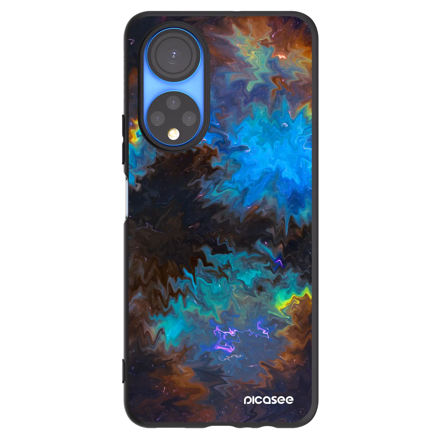 Picasee Honor X7 Hülle - Schwarzes Silikon - Space