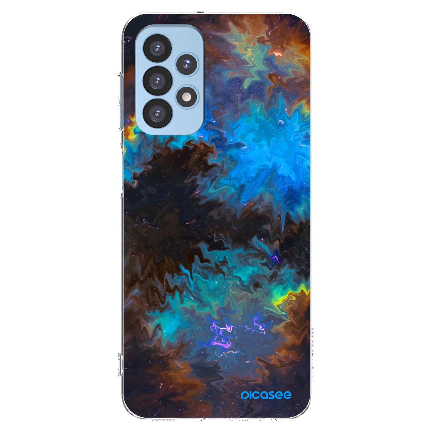 Picasee Samsung Galaxy A23 A235F 4G Hülle - Transparentes Silikon - Space