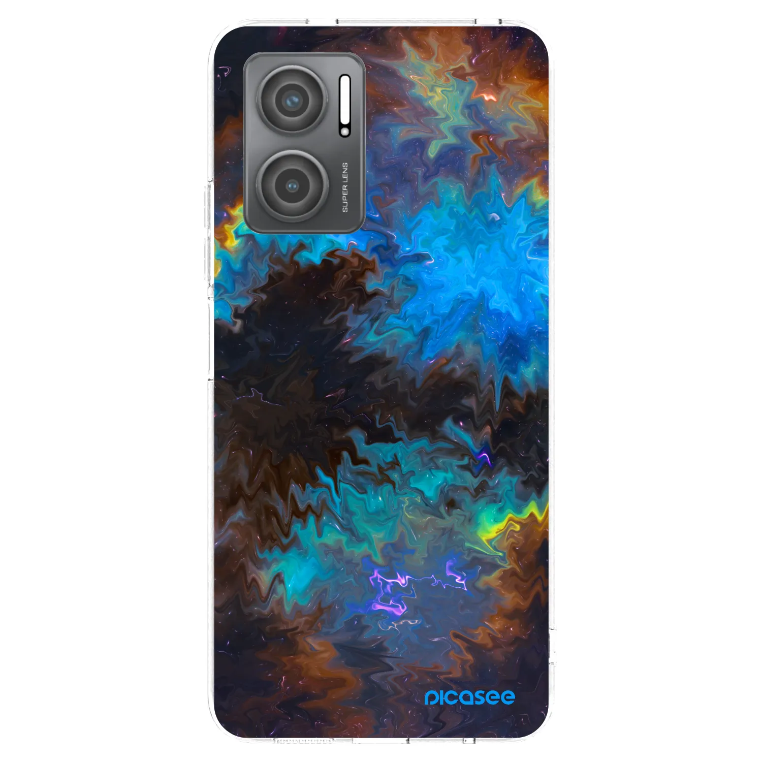 Picasee Xiaomi Redmi 10 5G Hülle - Transparentes Silikon - Space