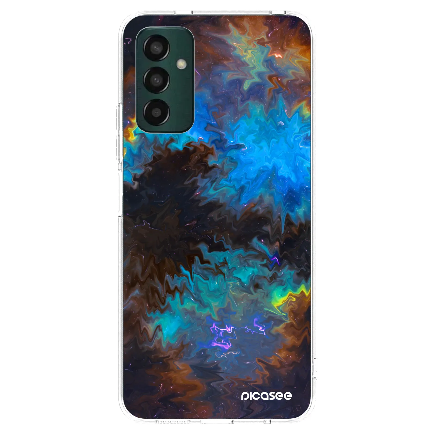 Picasee Samsung Galaxy M23 5G Hülle - Transparentes Silikon - Space