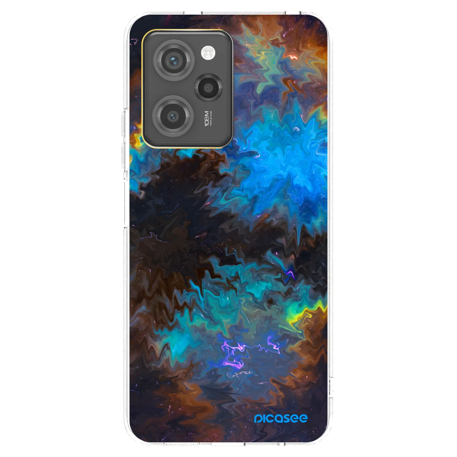 Picasee Xiaomi Poco X5 Pro Hülle - Schwarzes Silikon - Space