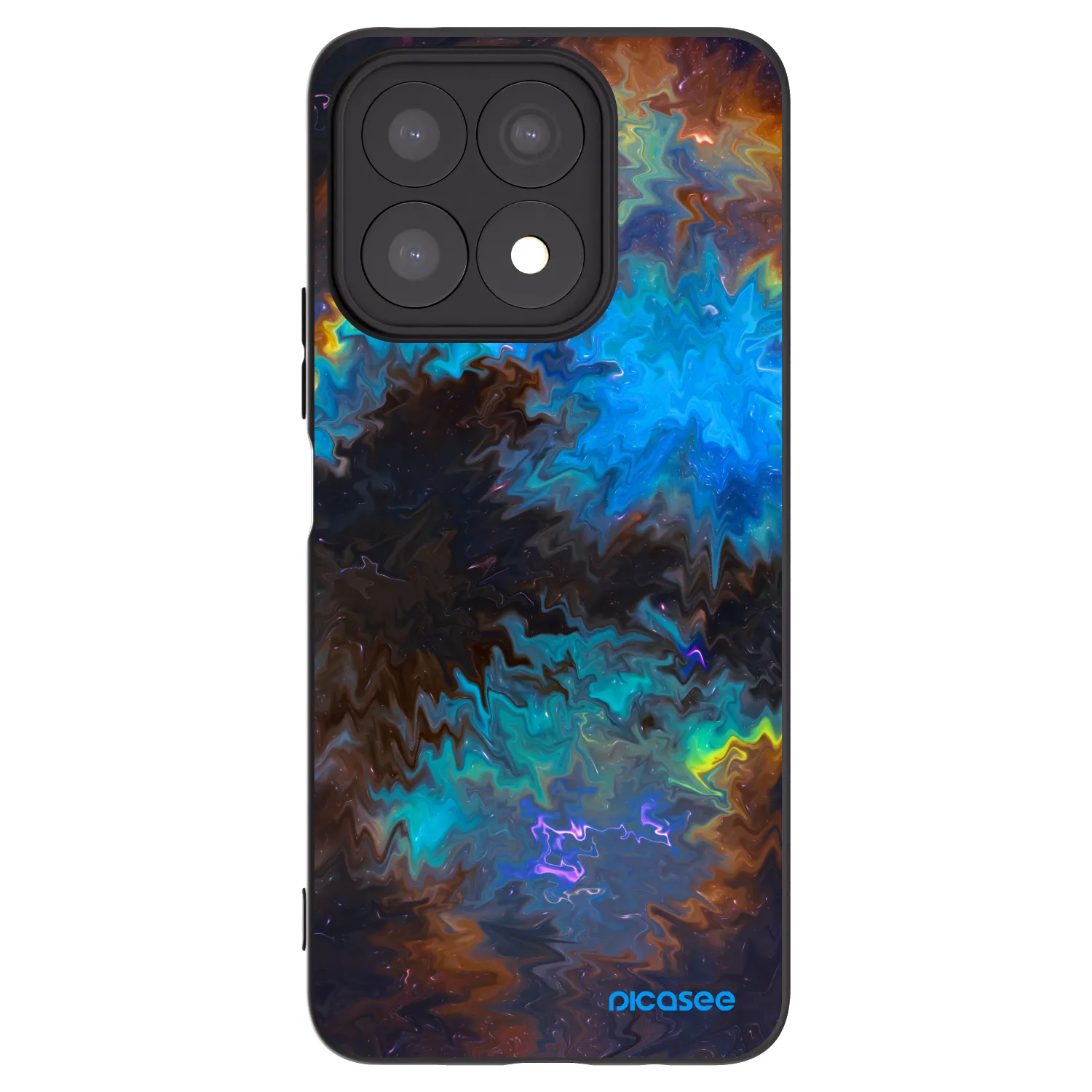 Picasee Honor X8a Hülle - Schwarzes Silikon - Space