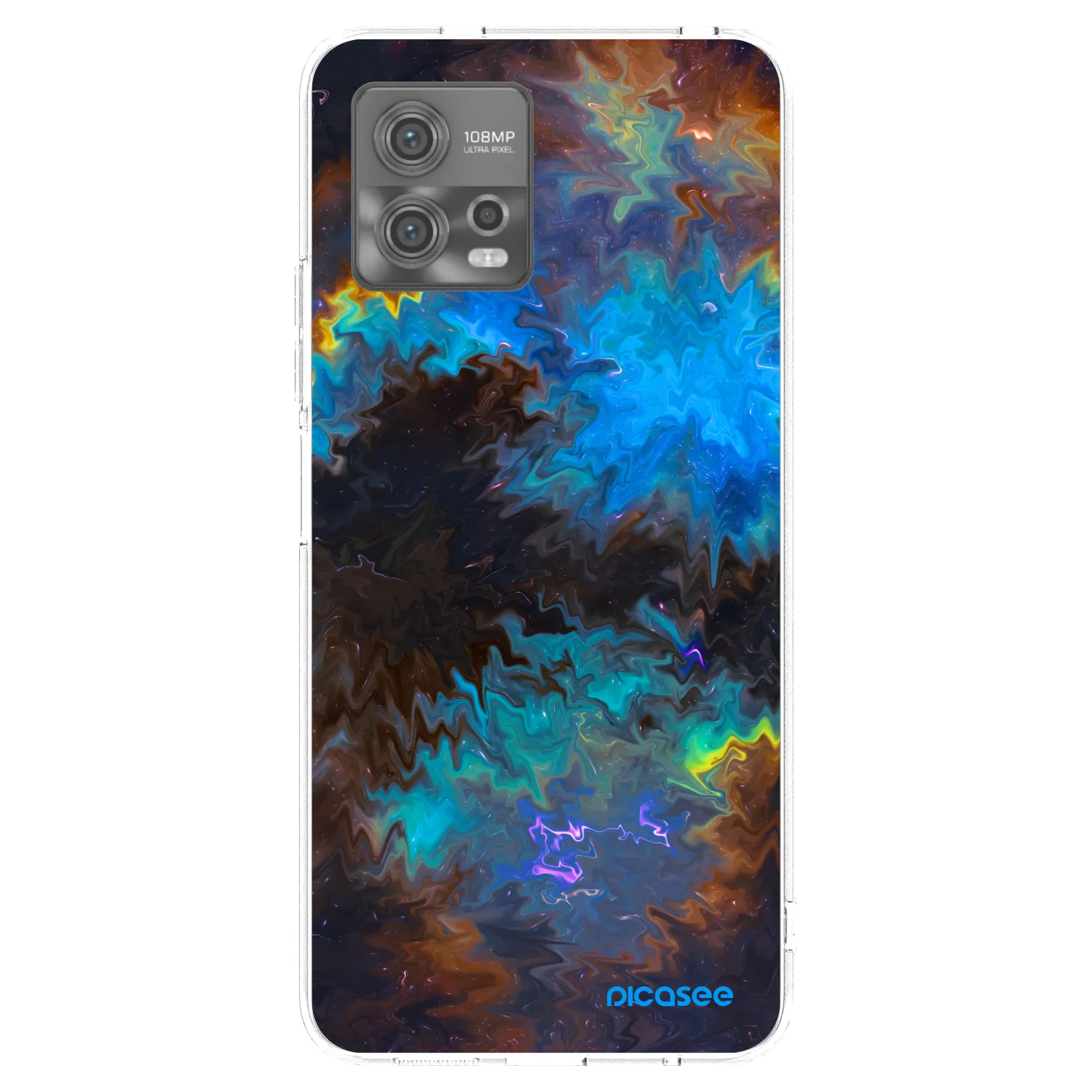 Picasee Motorola Moto G72 Hülle - Transparentes Silikon - Space