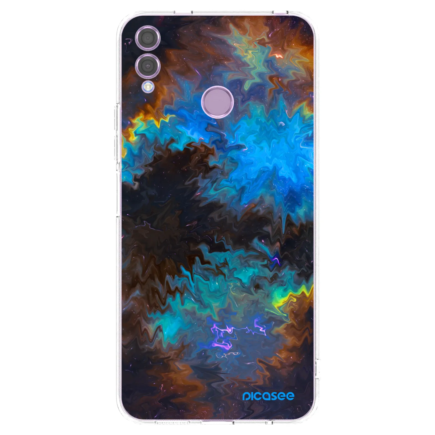 Picasee Honor 8X Hülle - Transparentes Silikon - Space