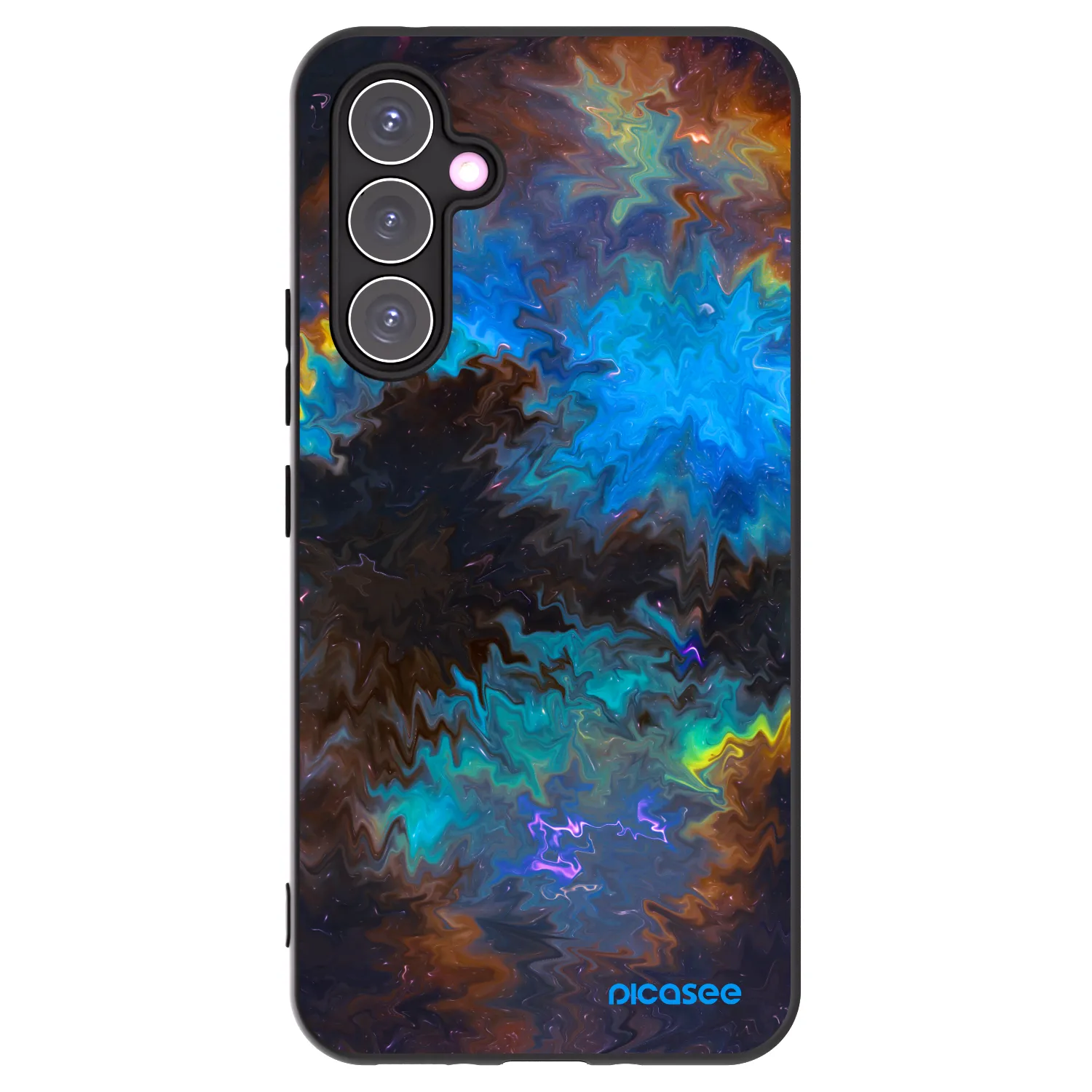 Picasee Samsung Galaxy A54 5G A546B Hülle - Schwarzes Silikon - Space