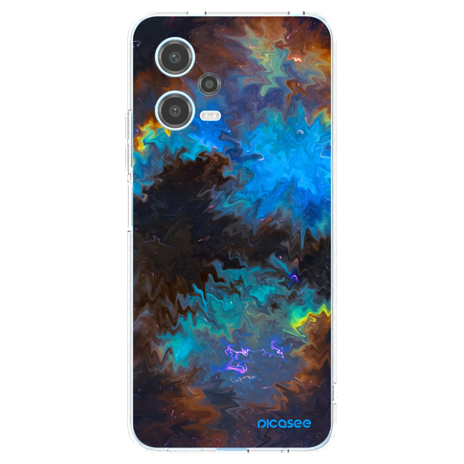 Picasee Xiaomi Redmi Note 12 5G Hülle - Transparentes Silikon - Space