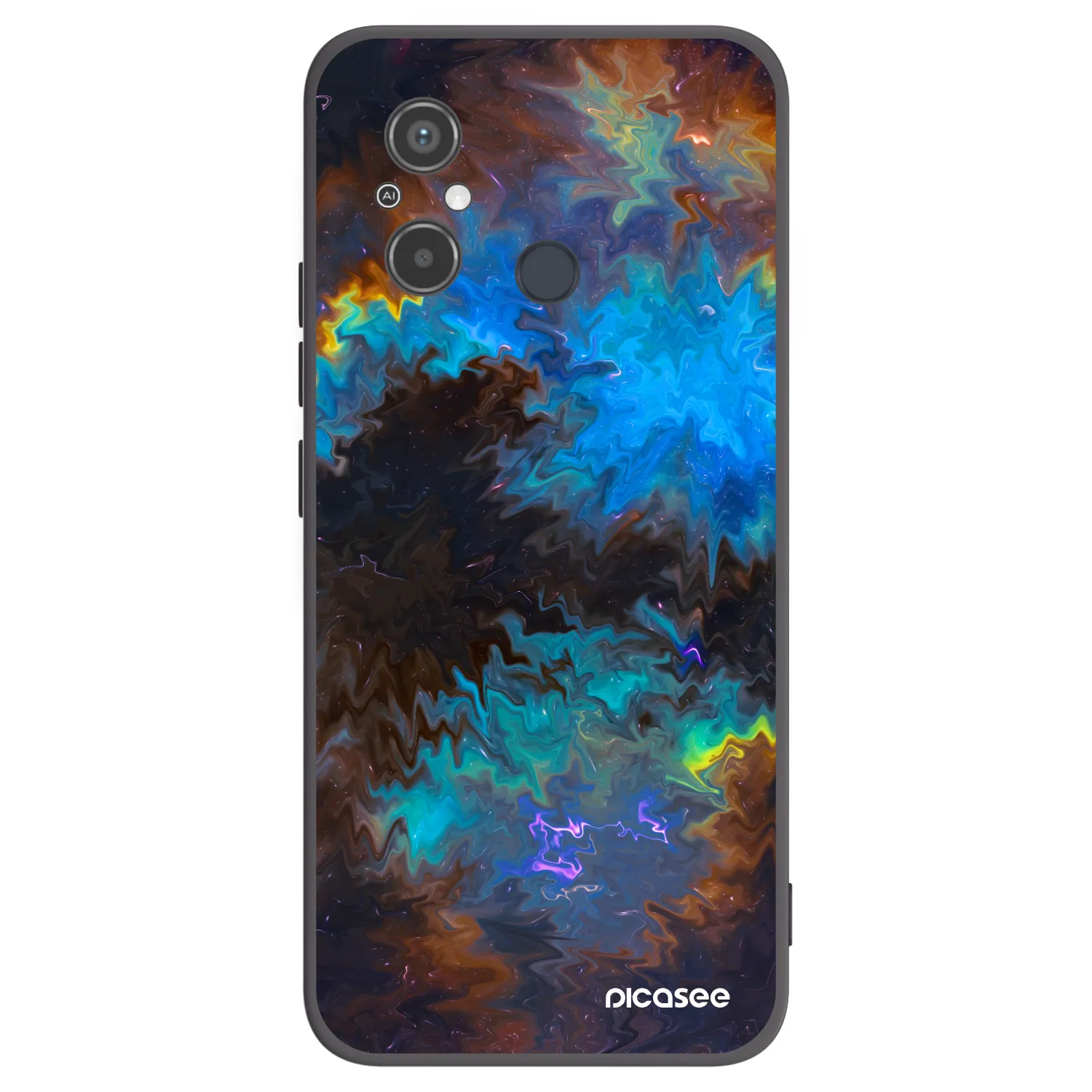 Picasee Xiaomi Redmi 12C Hülle - Schwarzes Silikon - Space