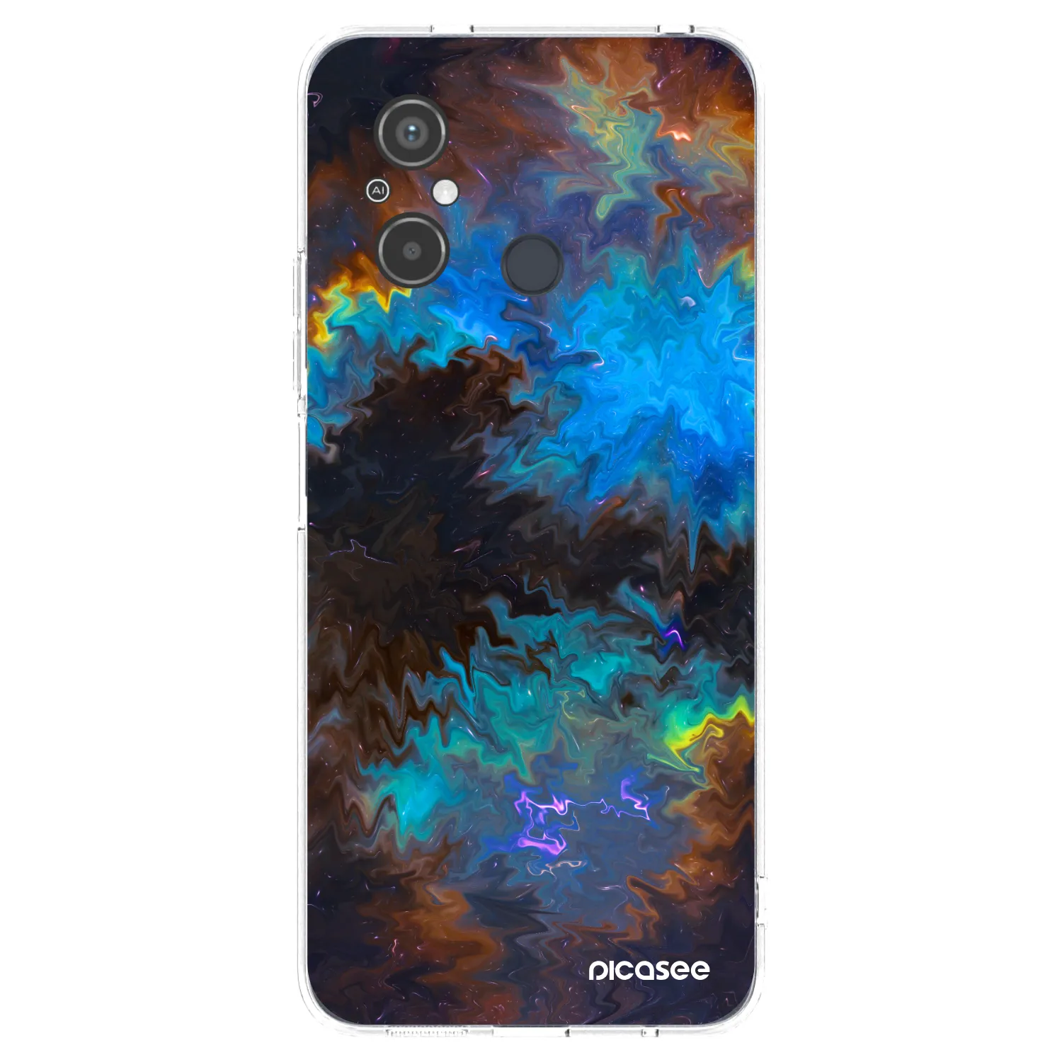 Picasee Xiaomi Redmi 12C Hülle - Transparentes Silikon - Space