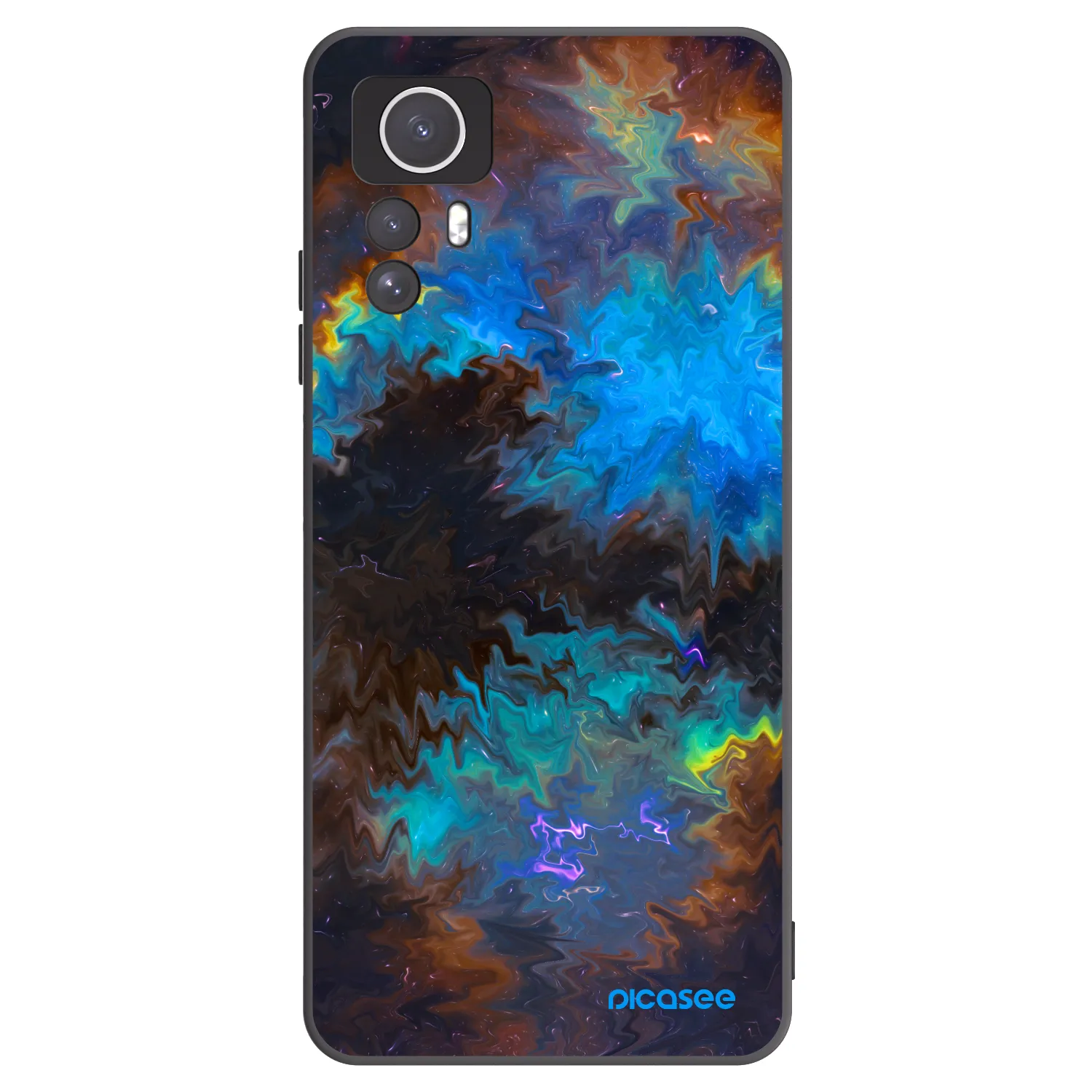 Picasee Xiaomi Redmi Note 12S Hülle - Schwarzes Silikon - Space