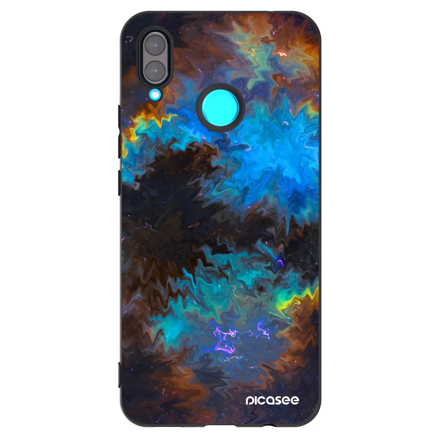 Picasee Huawei Nova 3 Hülle - Schwarzes Silikon - Space