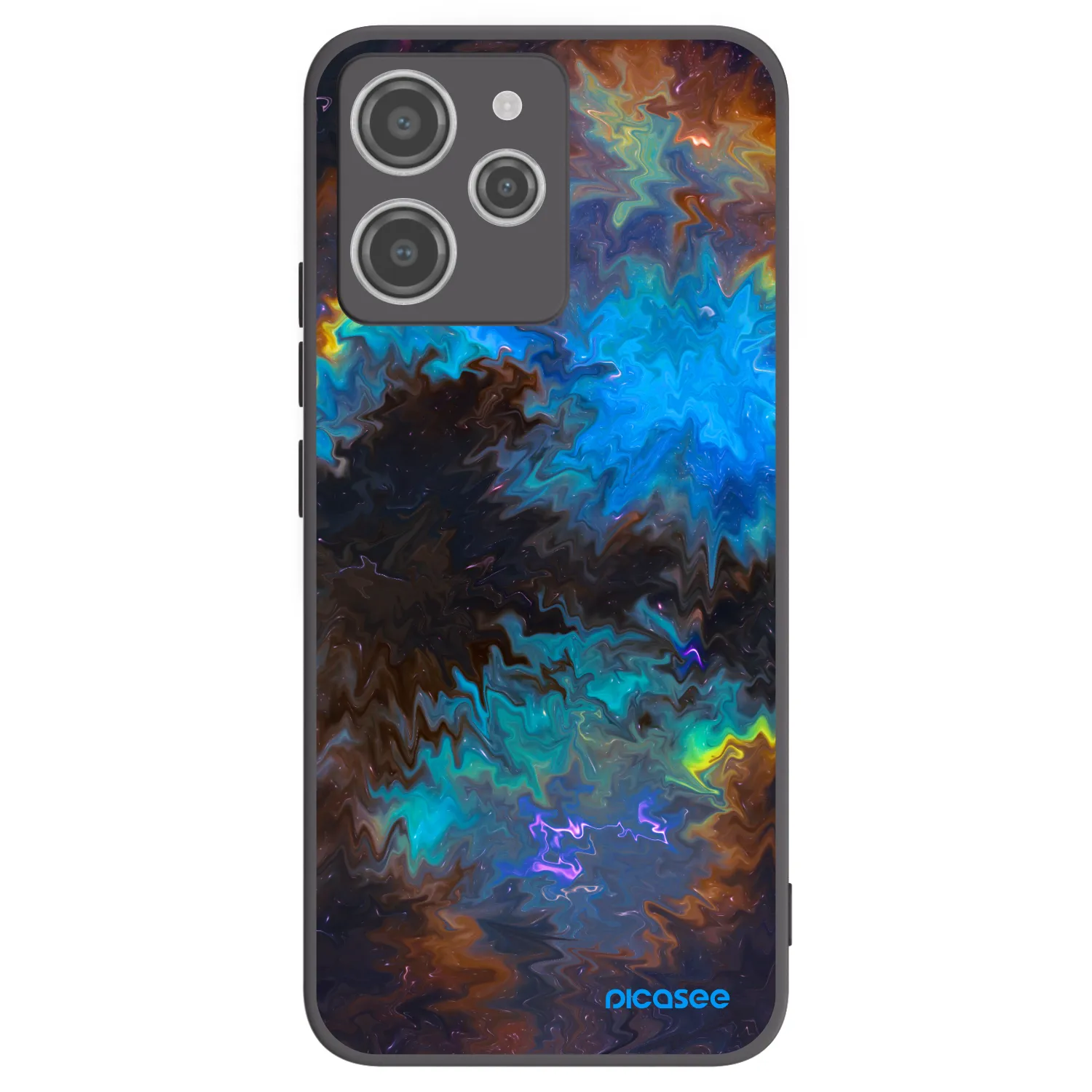 Picasee Xiaomi Redmi 12 4G Hülle - Schwarzes Silikon - Space