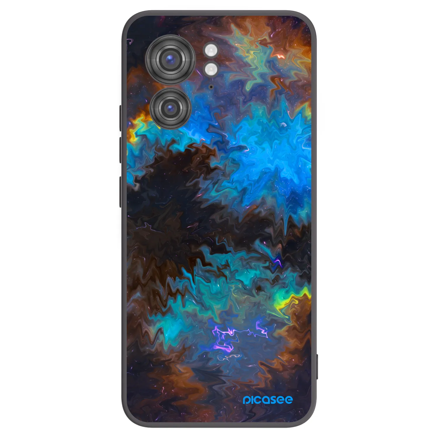 Picasee Motorola Edge 40 Hülle - Schwarzes Silikon - Space