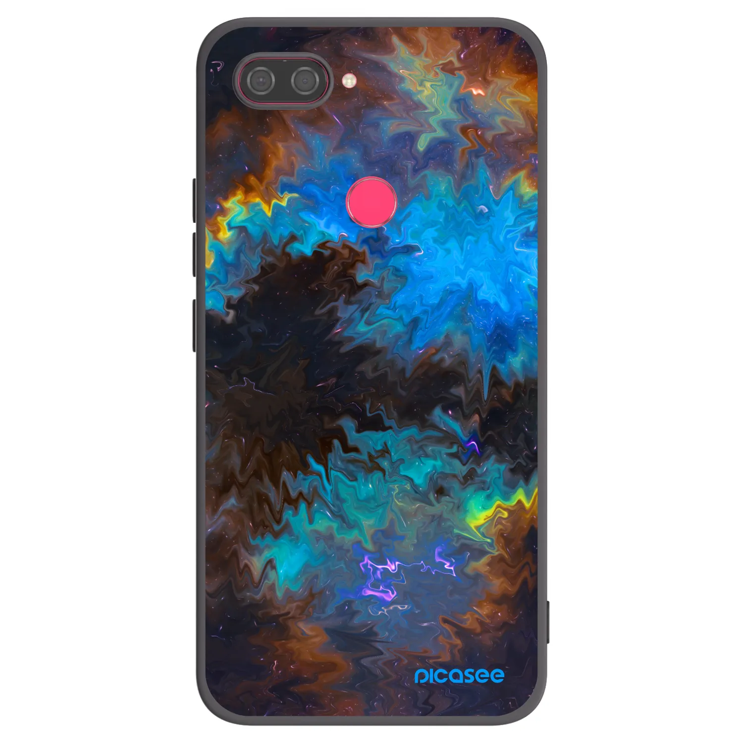 Picasee Xiaomi Mi 8 Lite Hülle - Schwarzes Silikon - Space