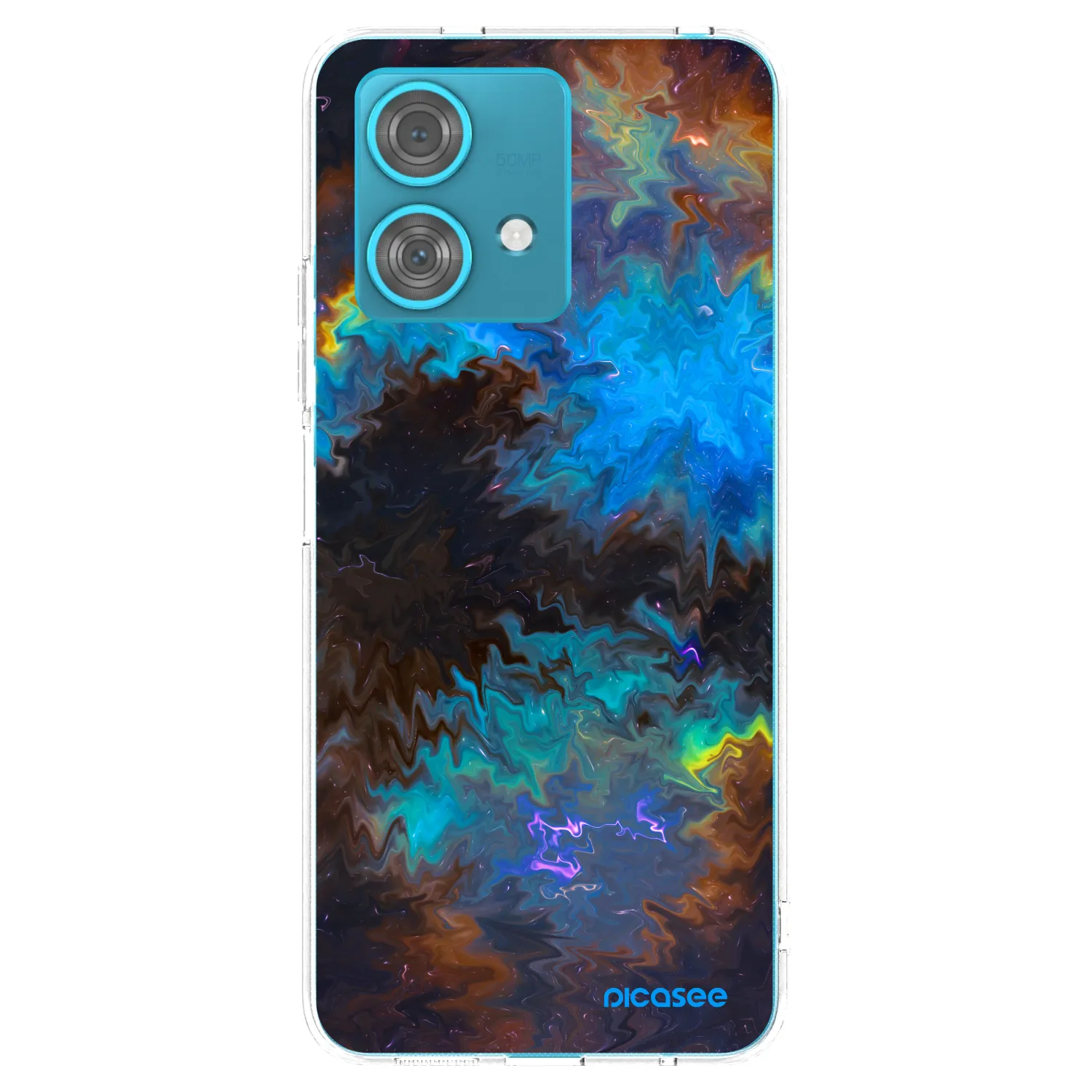 Picasee Motorola Edge 40 Neo Hülle - Transparentes Silikon - Space