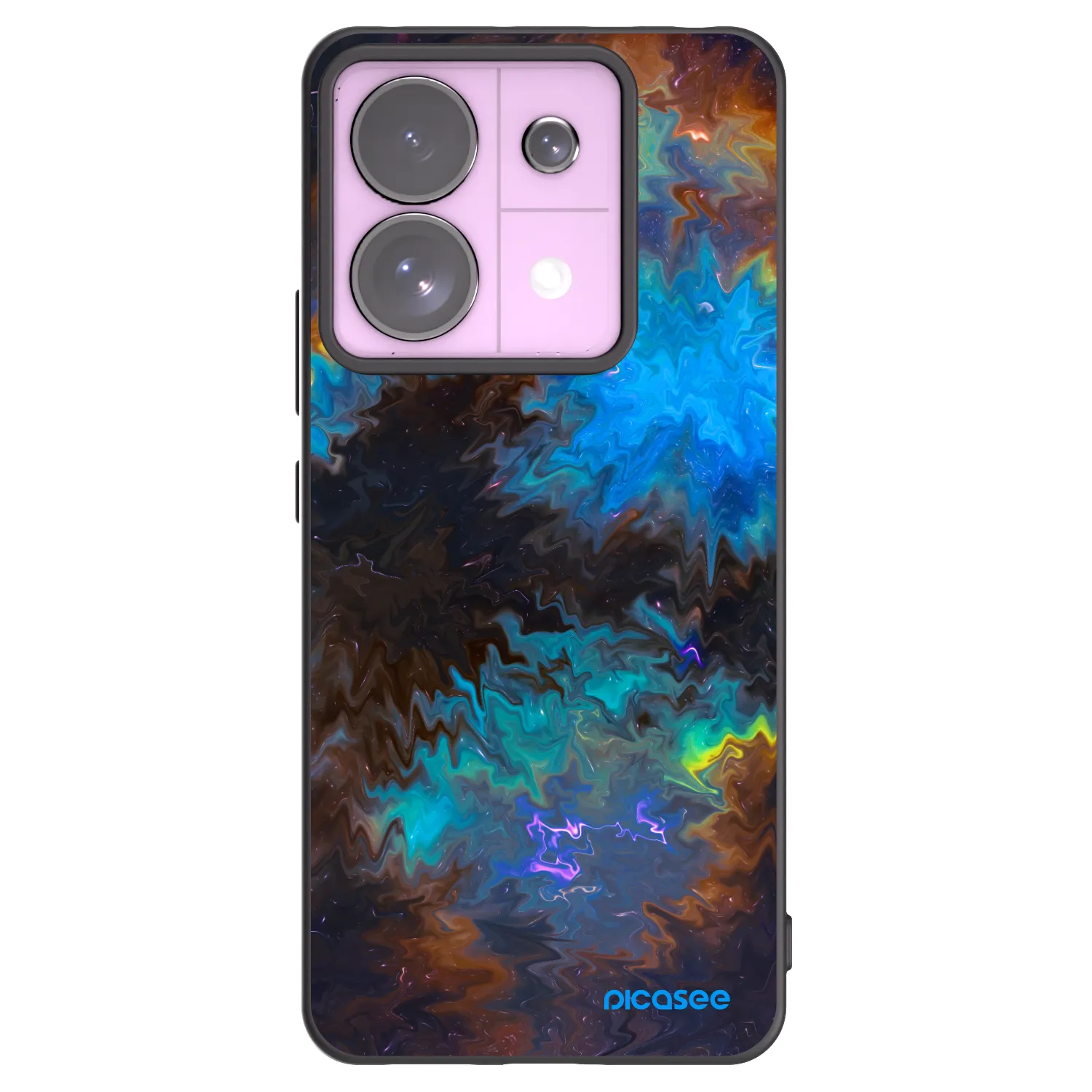 Picasee Xiaomi Redmi Note 13 Pro 5G Hülle - Schwarzes Silikon - Space