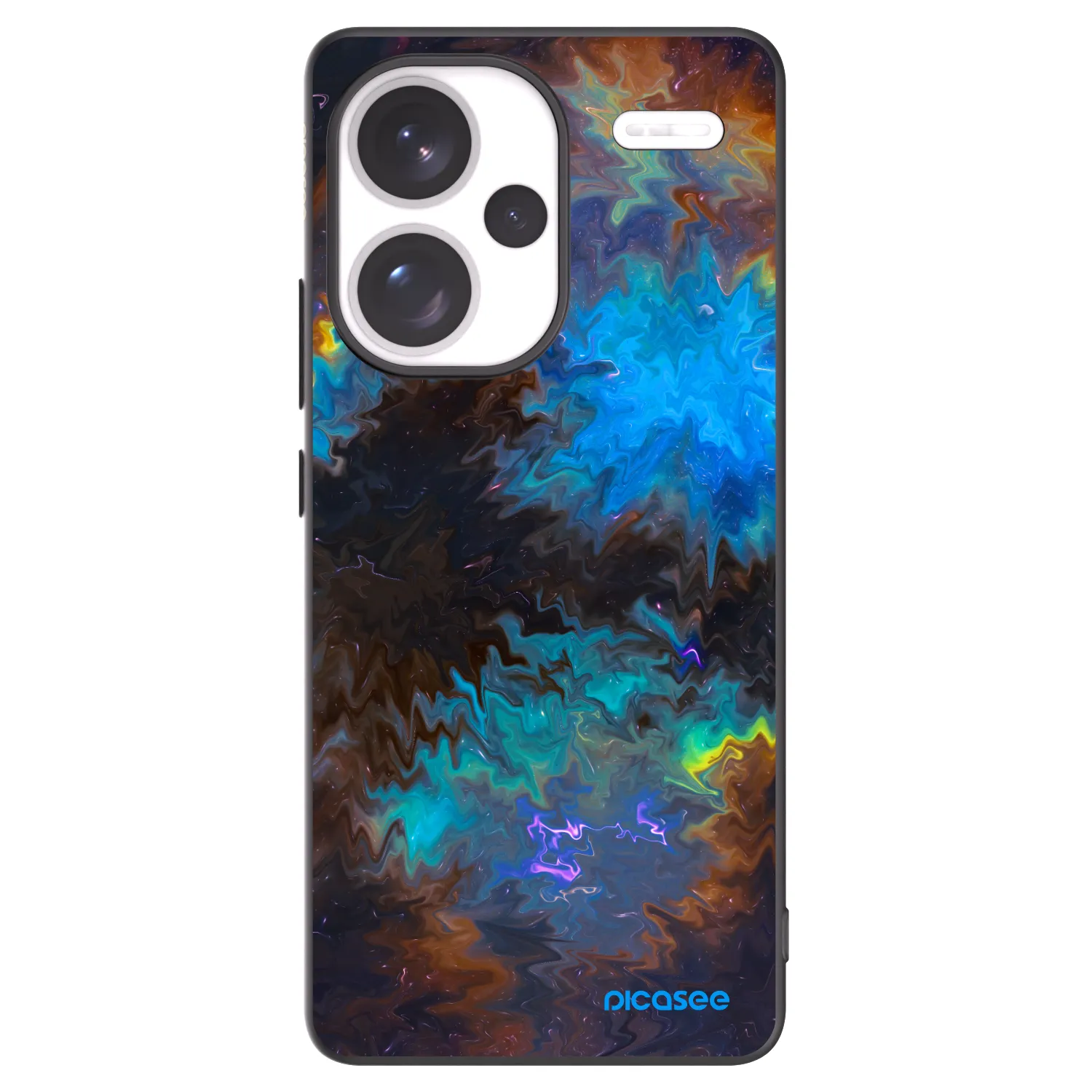 Picasee Xiaomi Redmi Note 13 Pro+ 5G Hülle - Schwarzes Silikon - Space