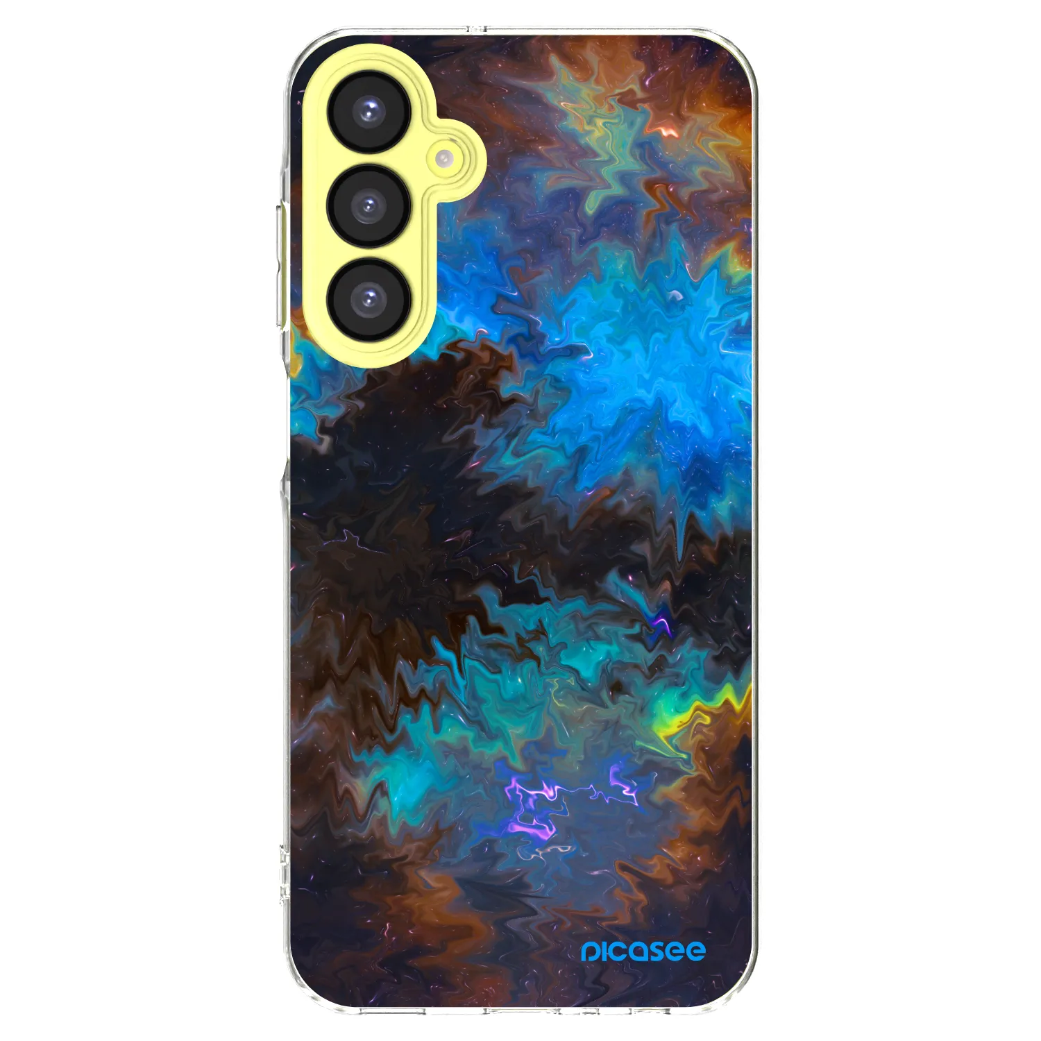 Picasee Samsung Galaxy A25 A256B 5G Hülle - Transparentes Silikon - Space