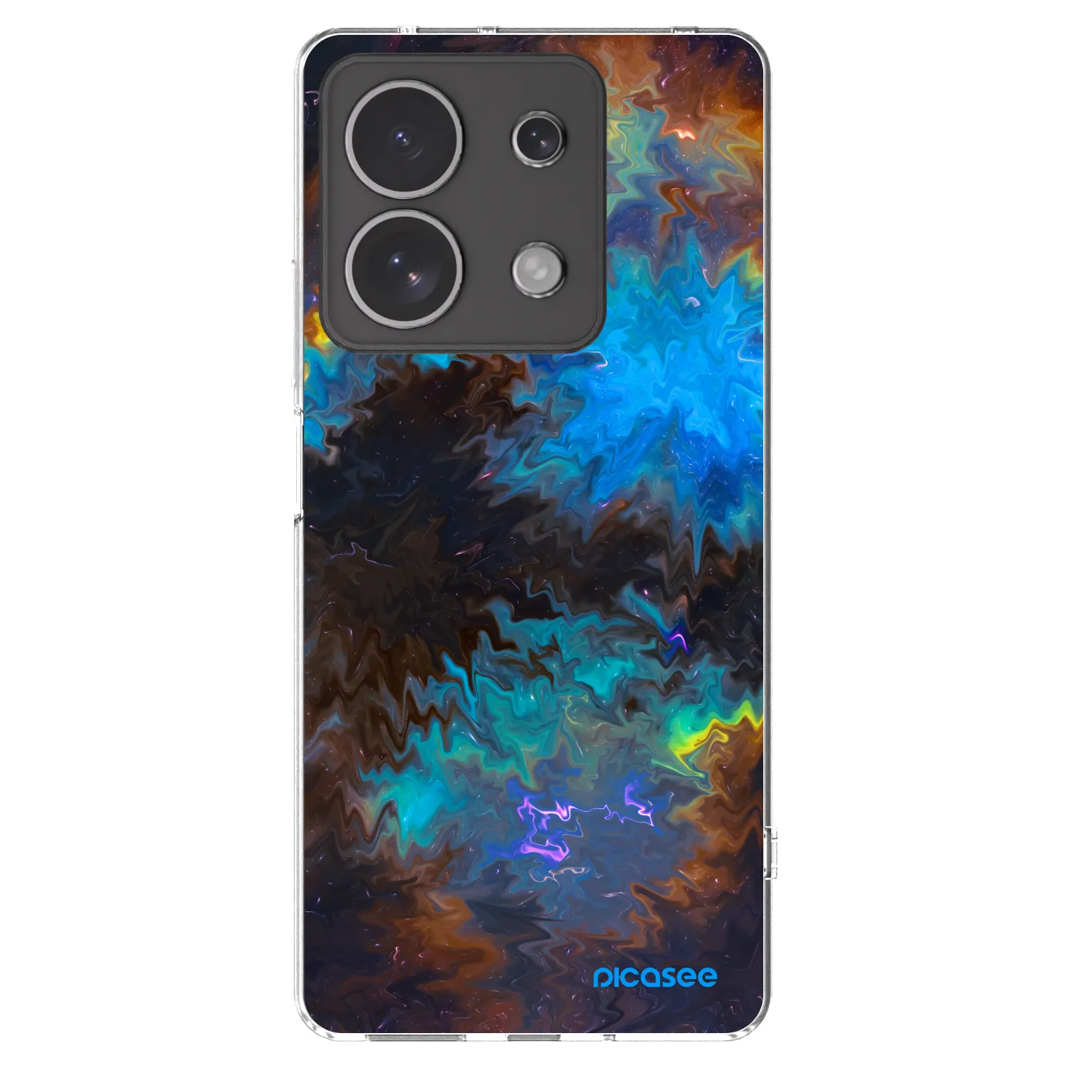 Picasee Xiaomi Redmi Note 13 4G Hülle - Transparentes Silikon - Space