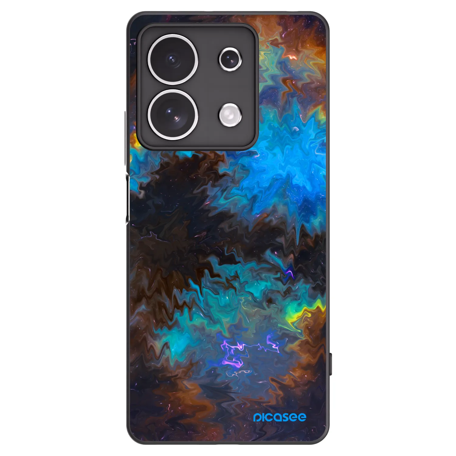 Picasee Xiaomi Redmi Note 13 4G Hülle - Schwarzes Silikon - Space