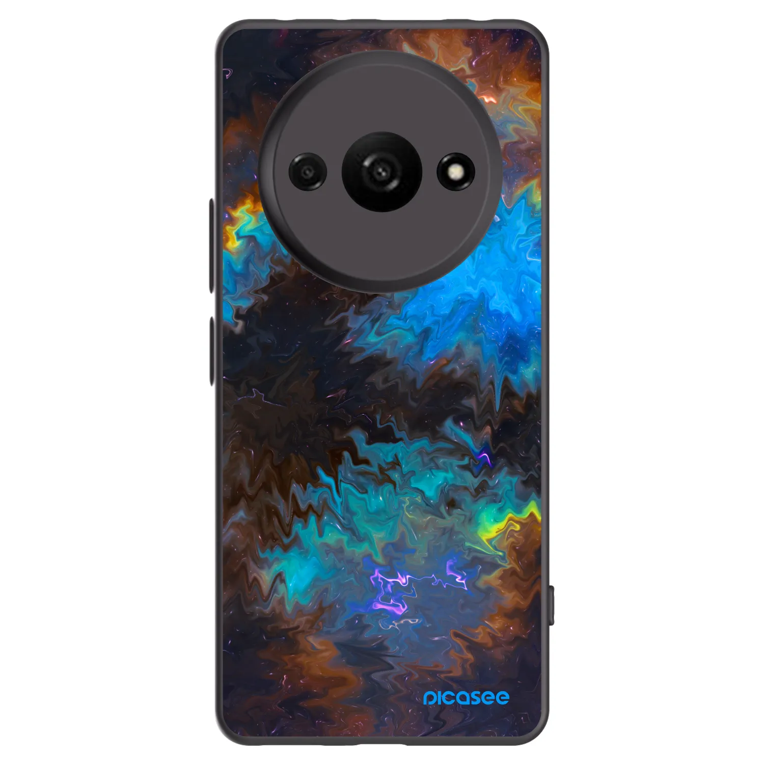 Picasee Xiaomi Redmi A3 Hülle - Schwarzes Silikon - Space