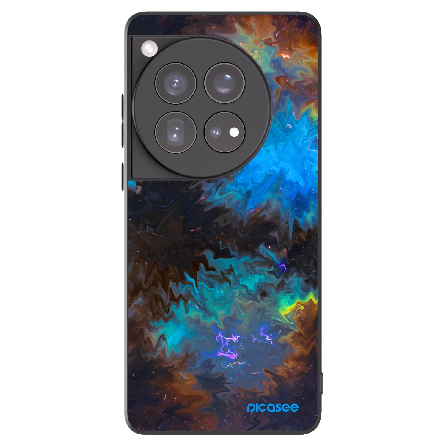 Picasee OnePlus 12 5G Hülle - Schwarzes Silikon - Space