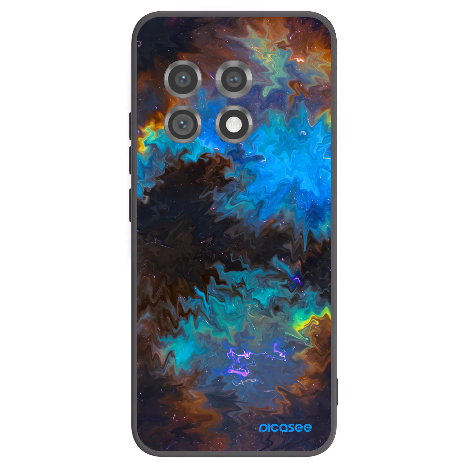 Picasee OnePlus 11 5G Hülle - Schwarzes Silikon - Space