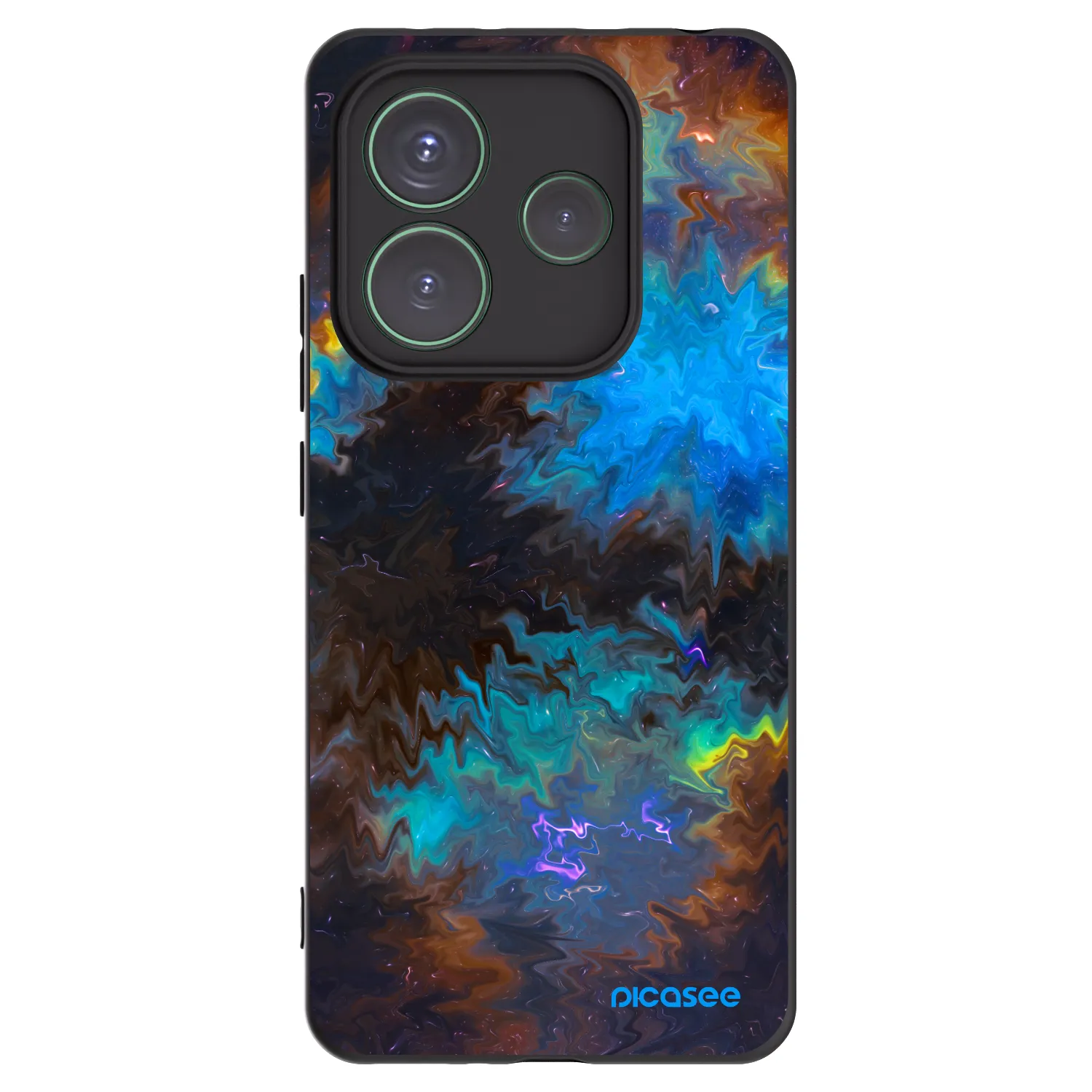 Picasee Xiaomi Redmi Note 14 5G Hülle - Schwarzes Silikon - Space