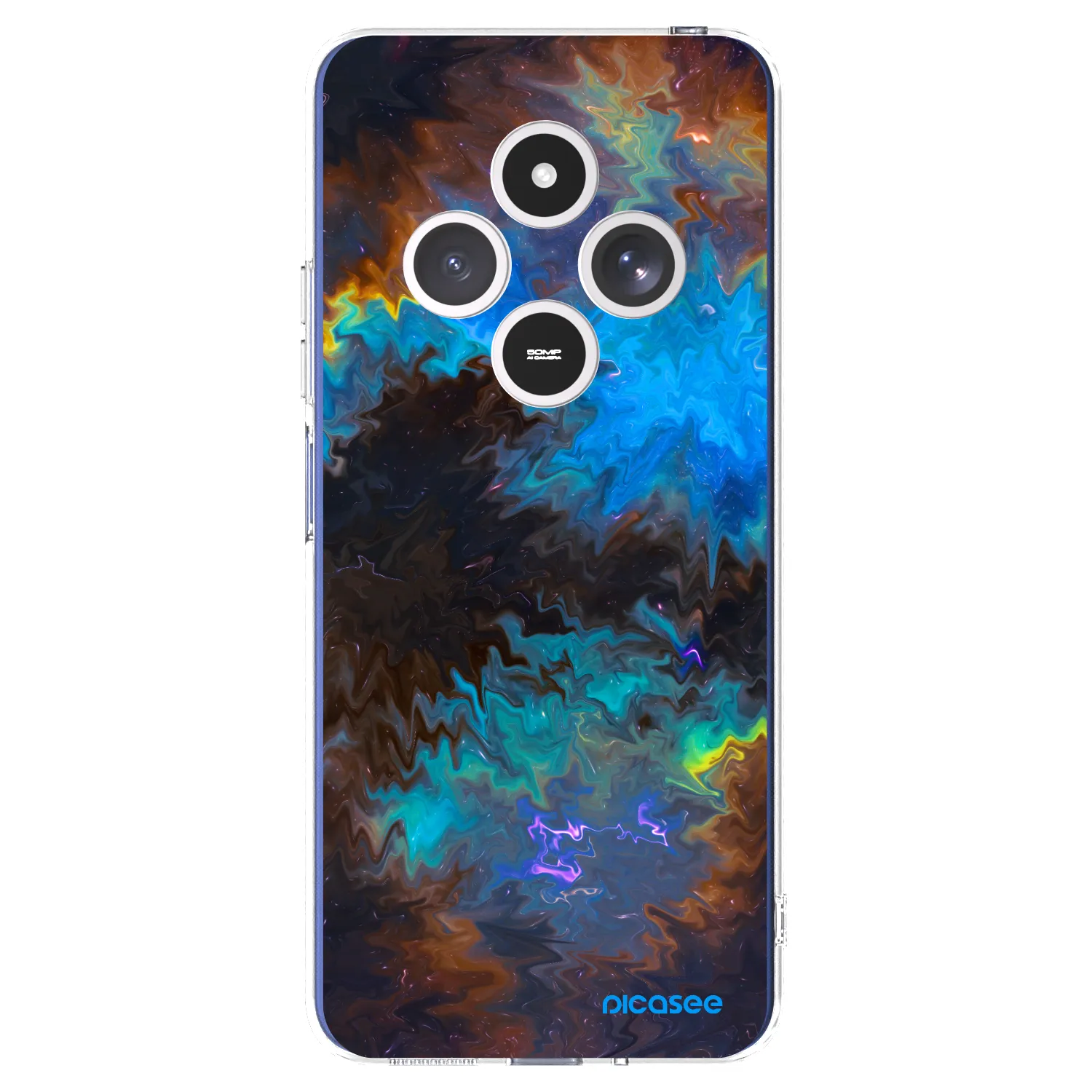 Picasee Xiaomi Redmi 14C Hülle - Transparentes Silikon - Space