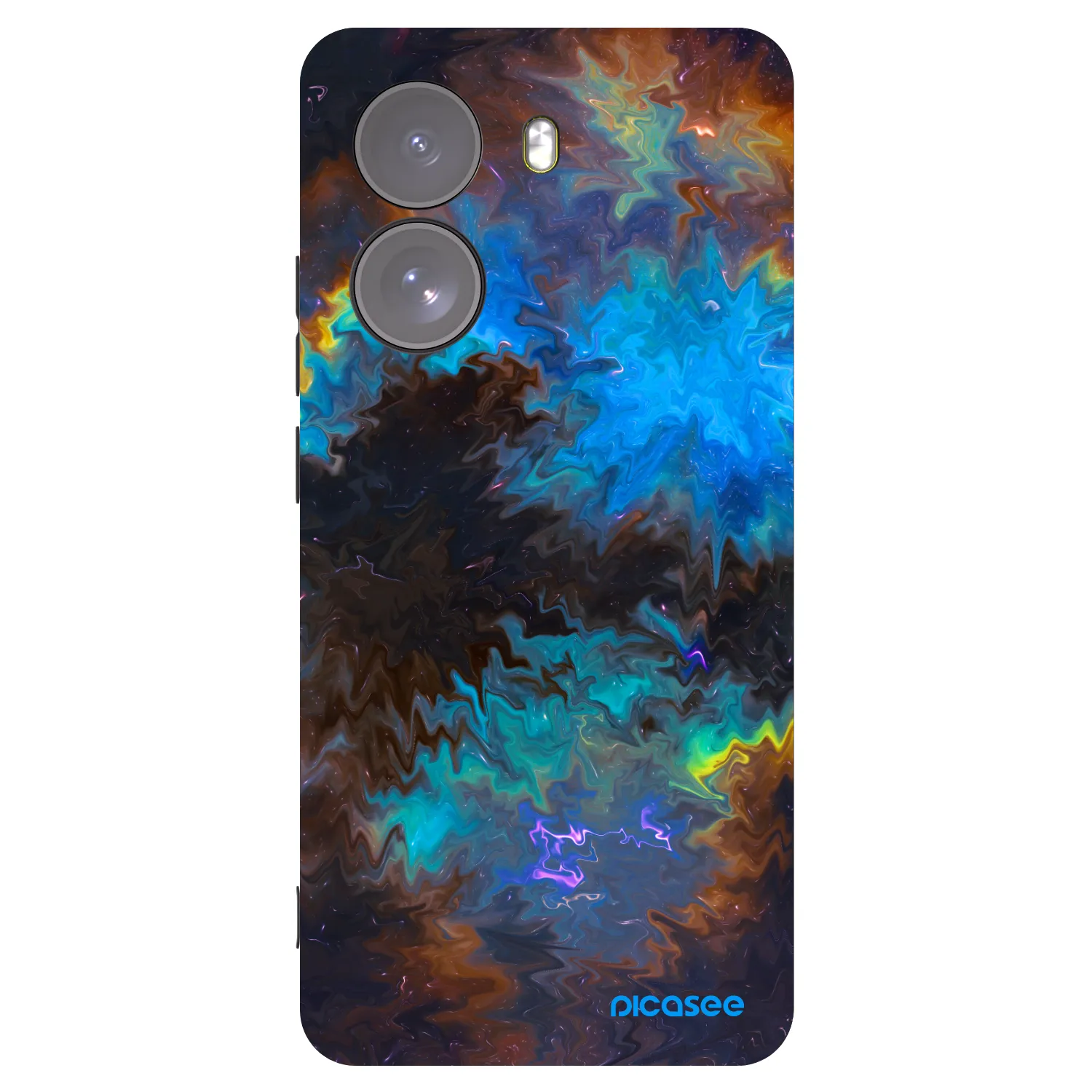 Picasee Xiaomi Poco X7 Hülle - Schwarzes Silikon - Space