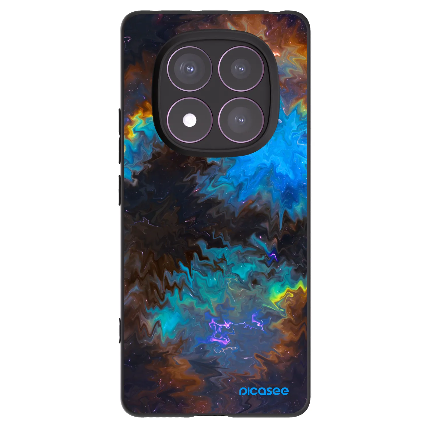 Picasee Xiaomi Redmi Note 14 Pro 4G Hülle - Schwarzes Silikon - Space