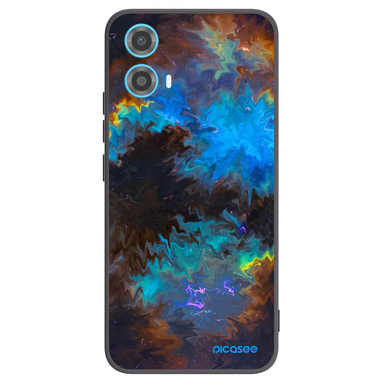 Picasee Motorola Moto G34 5G Hülle - Schwarzes Silikon - Space
