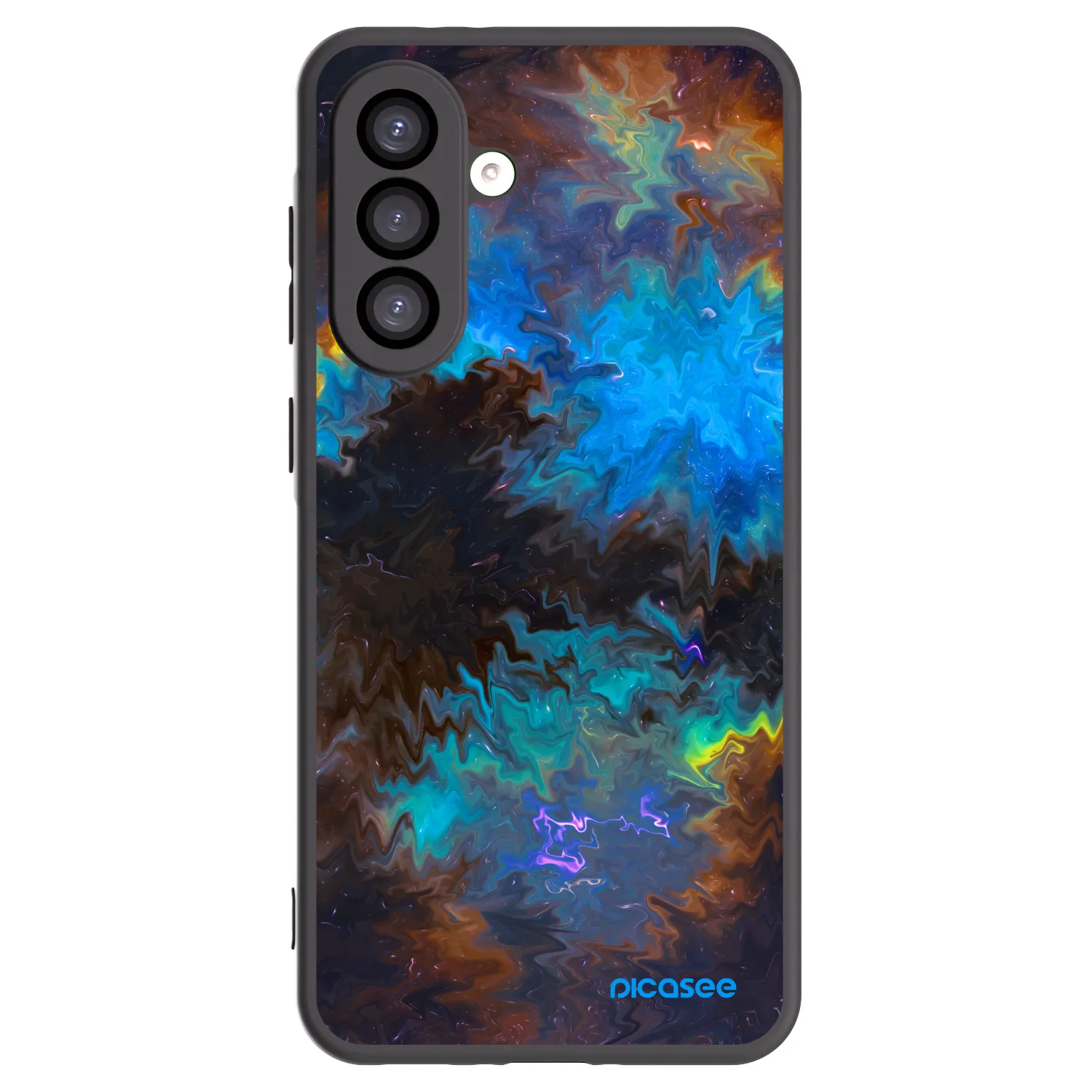 Picasee Samsung Galaxy A26 5G A266B Hülle - Schwarzes Silikon - Space